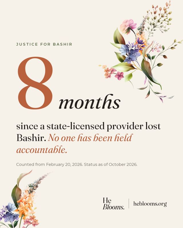 Post: 8 months since a state-licensed provider lost Bashir